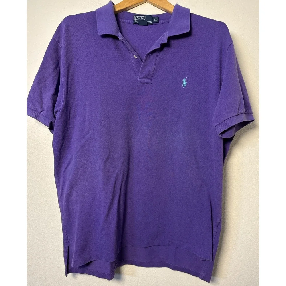 Lot of 3 Polo‎ Ralph Lauren Classic Fit Solid Short Sleeve Polo Shirts XL Cotton